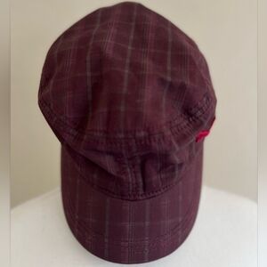 Puma Purple Plaid Streetwear Cap Newsboy